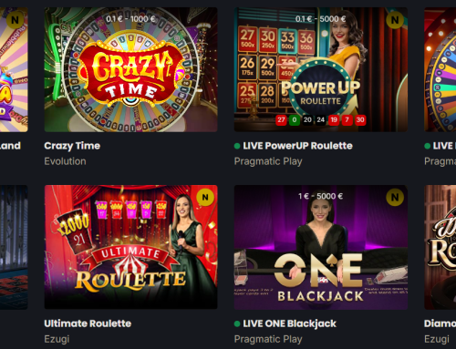 CASINO LIVE: wide choice of games